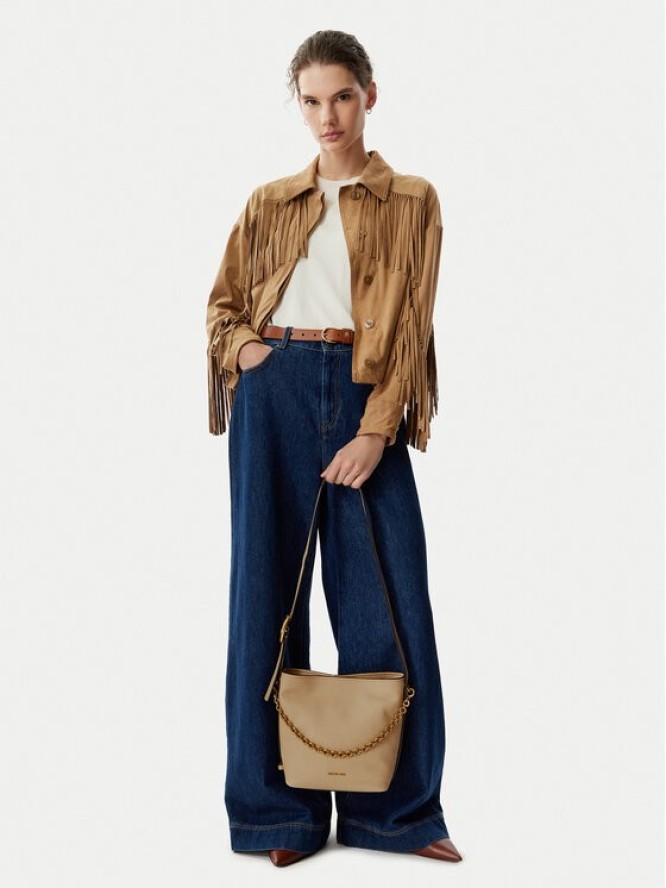 MICHAEL Michael Kors Torebka 30T6AUEM5L Beżowy