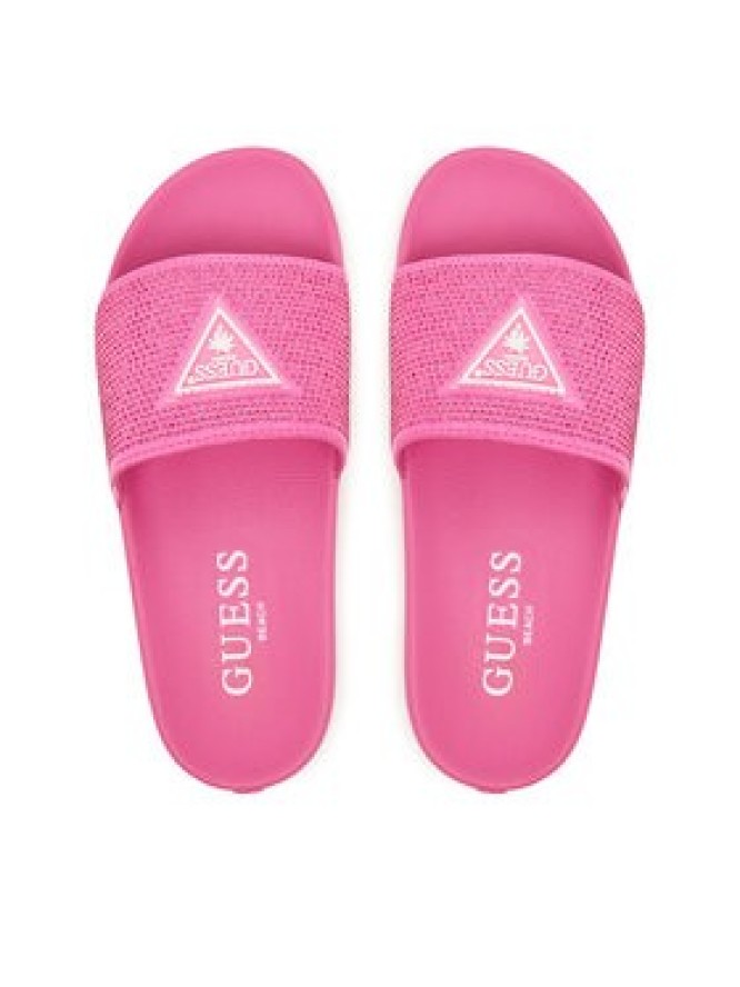 Guess Klapki E6GZ16 BB00F Różowy