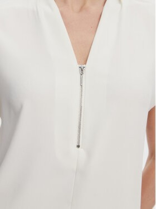 Calvin Klein Bluzka K20K208188 Biały Regular Fit
