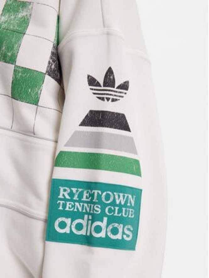 adidas Bluza Archive Court JW0149 Biały Oversize