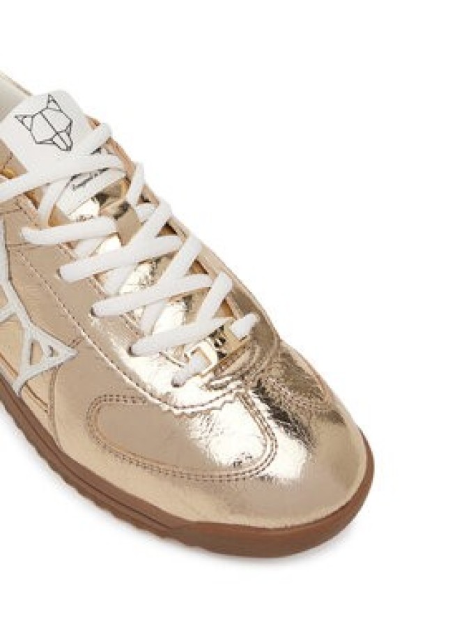 Naked Wolfe Sneakersy Exposure Crinkle Złoty