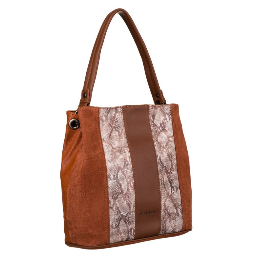 Shopperka c. brązowy David Jones 6885-4