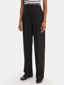 Tommy Hilfiger Spodnie materiałowe WW0WW47799 Czarny Straight Fit