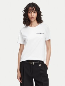Beverly Hills Polo Club T-Shirt P-SS26W-TS085 Biały Regular Fit