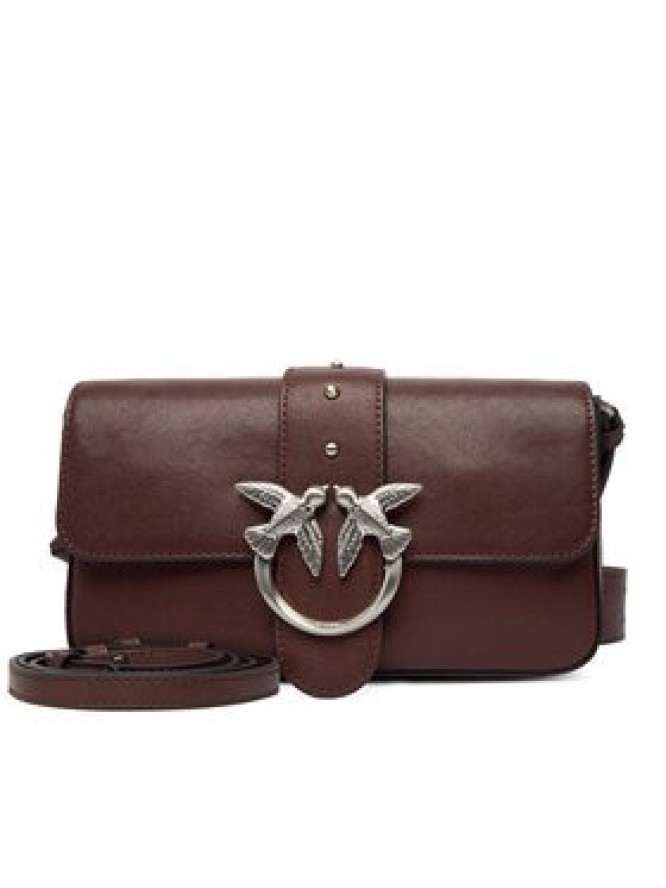 PINKO Torebka Love One Slouchy Zip Mini AI 25-26 PLTT 105345 A2JG Brązowy