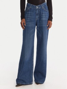 Rinascimento Jeansy CFC0125151003 Niebieski Wide Leg