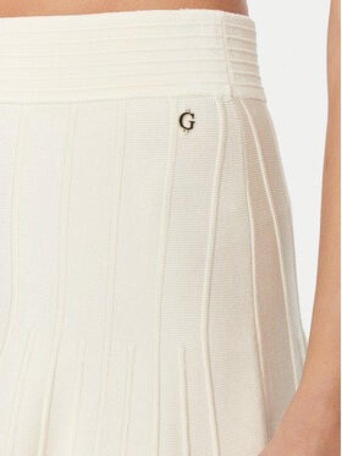 Guess Spódnica mini W5GD0U Z2XY0 Biały Regular Fit