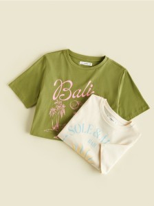 T-shirt z nadrukiem - zielony