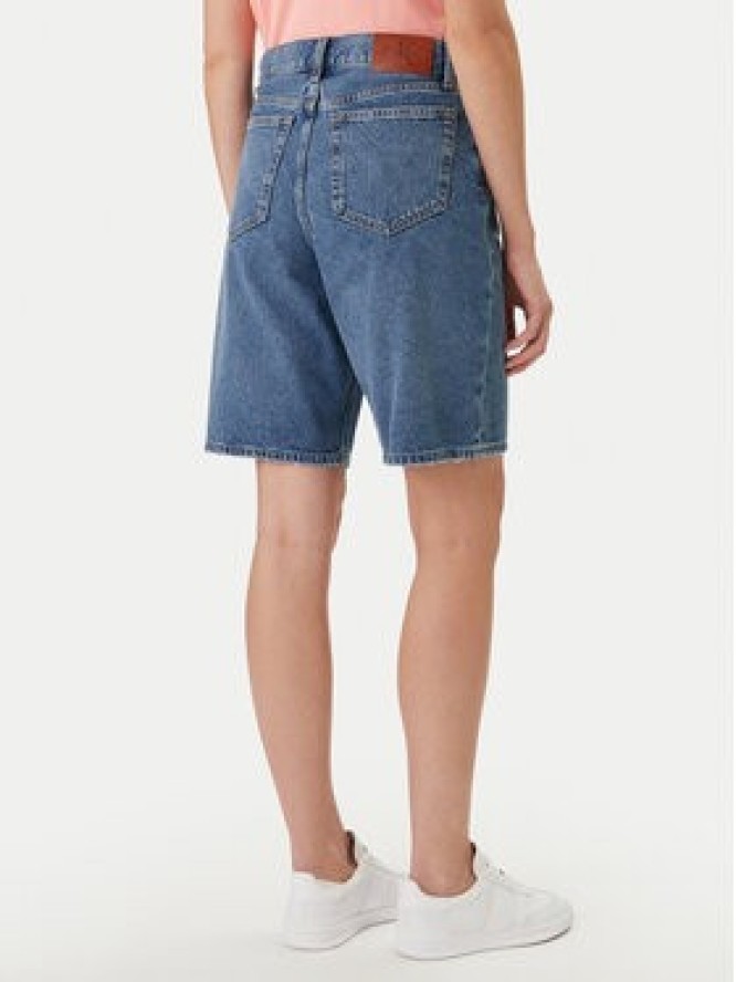 Calvin Klein Jeans Szorty jeansowe LV047F674G Niebieski Loose Fit