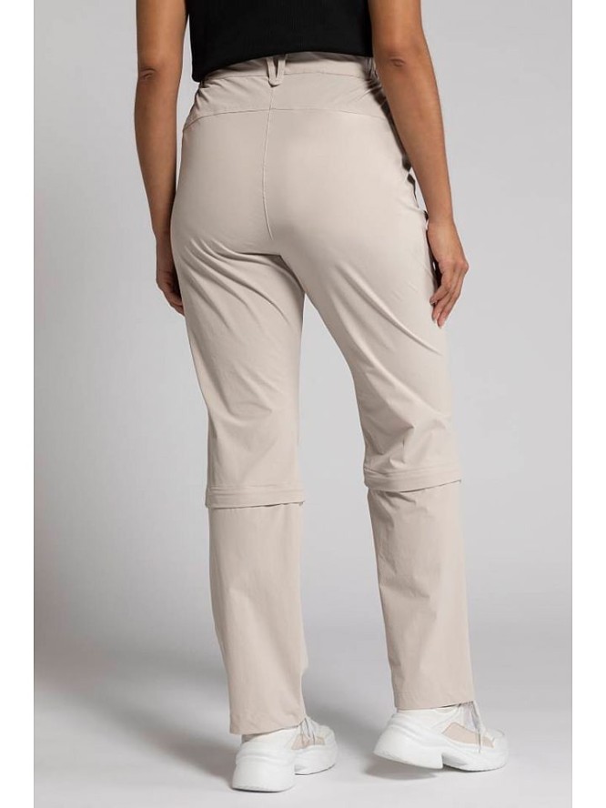 Ulla Popken Spodnie w kolorze beżowym rozmiar: 64