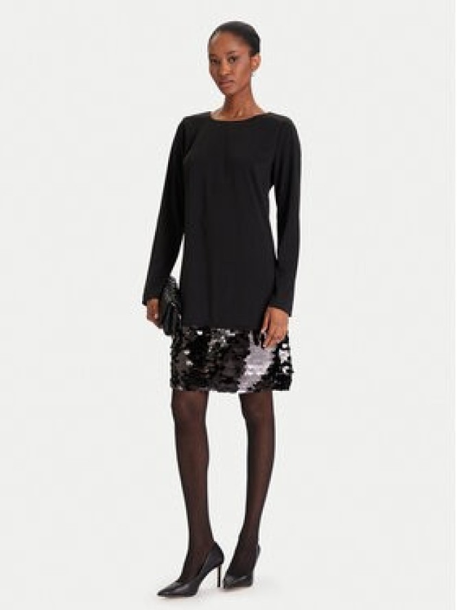 DKNY Sukienka koktajlowa DD5J1N09 Czarny Relaxed Fit