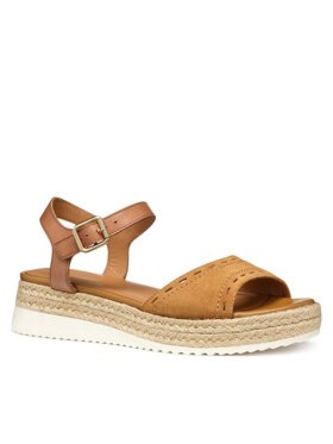 Geox Espadryle D Eolie D55SRB 02243 C6001 Brązowy