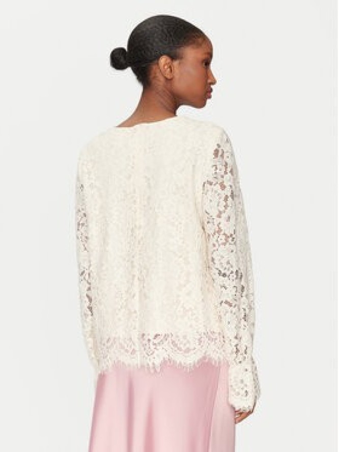 YAS Bluzka Perla 26032813 Écru Regular Fit