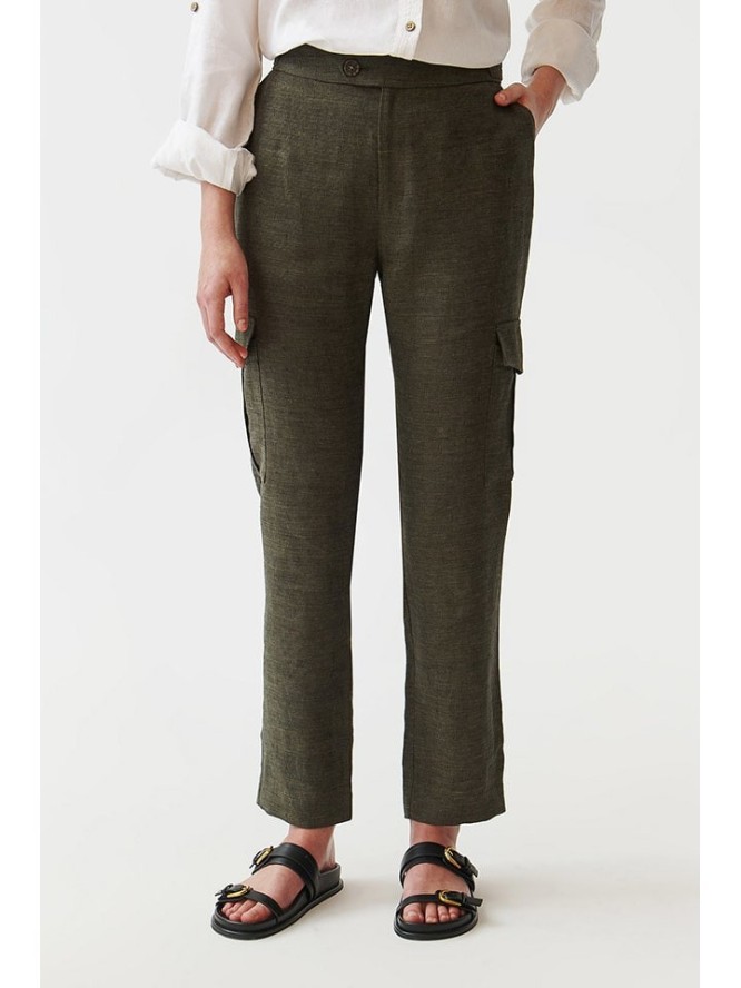 TATUUM Spodnie w kolorze khaki rozmiar: 40