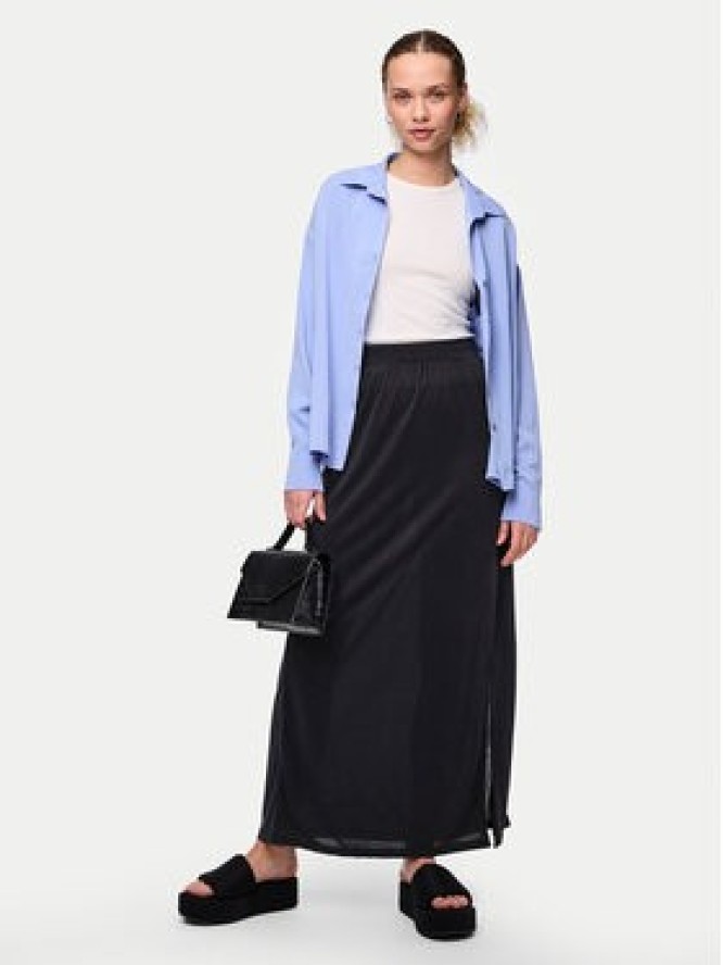 Pieces Spódnica maxi Anora 17148786 Czarny Regular Fit