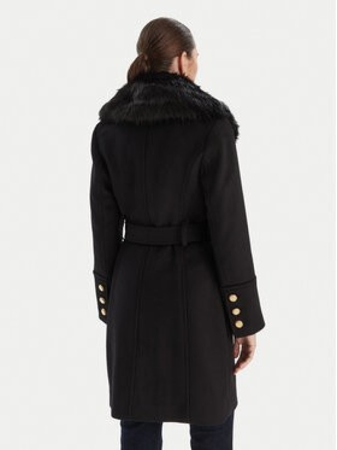 Marciano Guess Płaszcz wełniany 5BGL26 1799Z Czarny Regular Fit