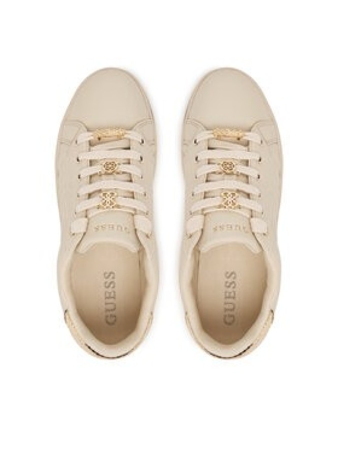 Guess Sneakersy FLFSOT ELE12 Beżowy