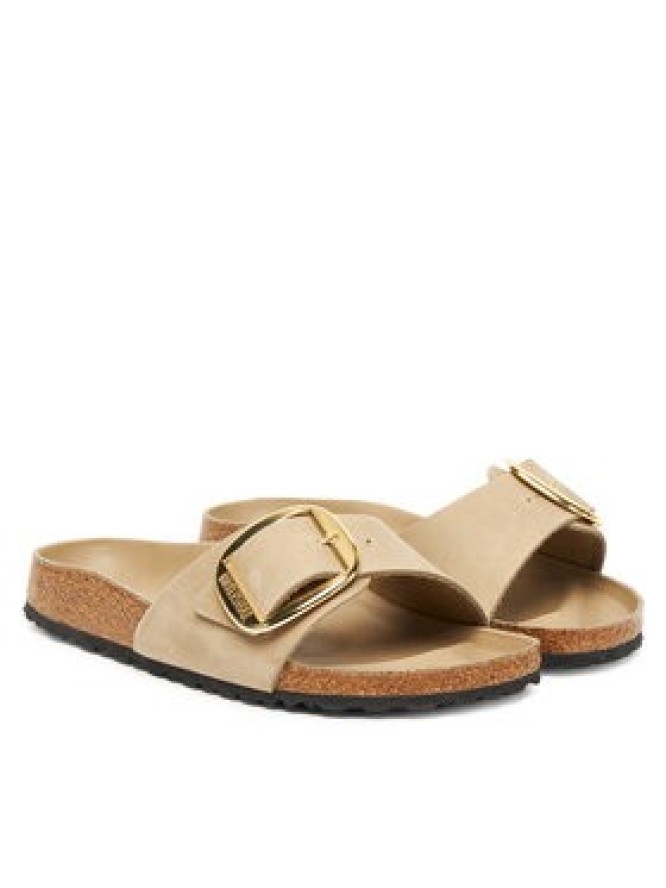 Birkenstock Klapki Madrid Big Buckle Hex 1030467 Brązowy