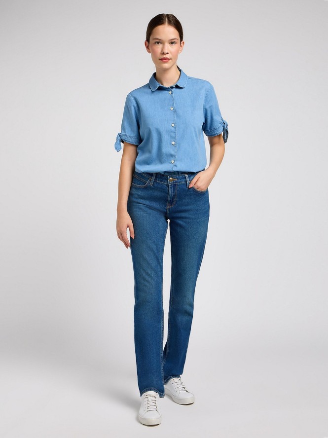 DAMSKIE SPODNIE LEE MARION STRAIGHT SUNKEN WATERFALL 112351240