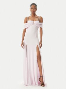 Elisabetta Franchi Sukienka wieczorowa AB-R08-51E2-V800 Różowy Regular Fit