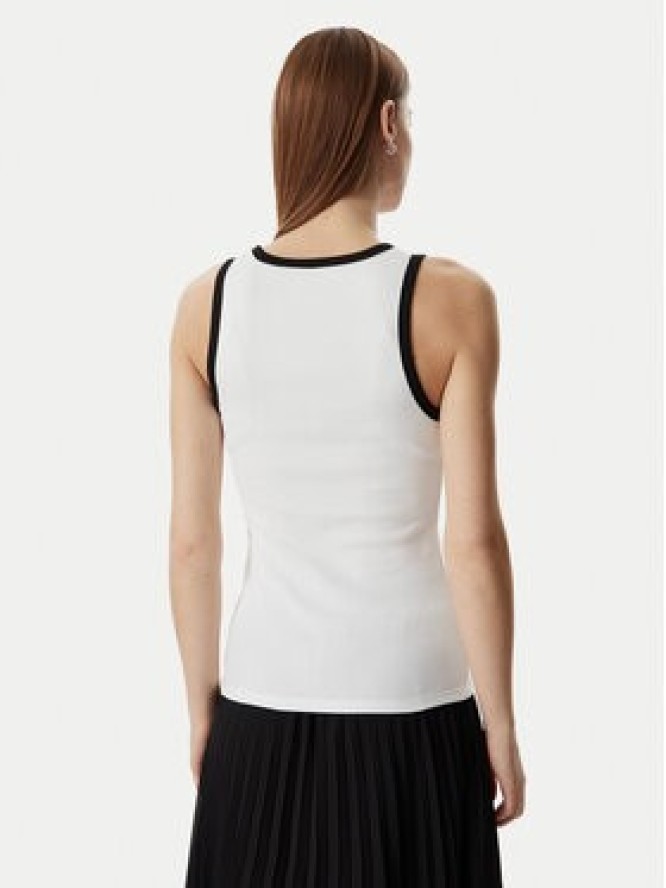 KARL LAGERFELD Top B2W17003 Biały Slim Fit