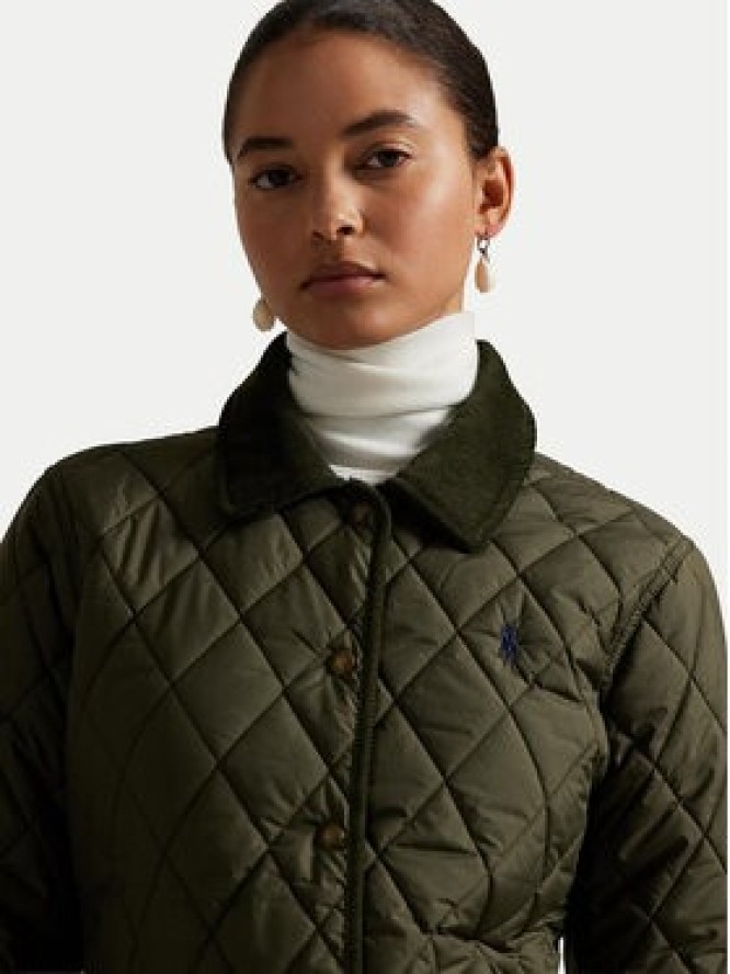 Polo Ralph Lauren Kurtka przejściowa 211965336001 Zielony Straight Fit