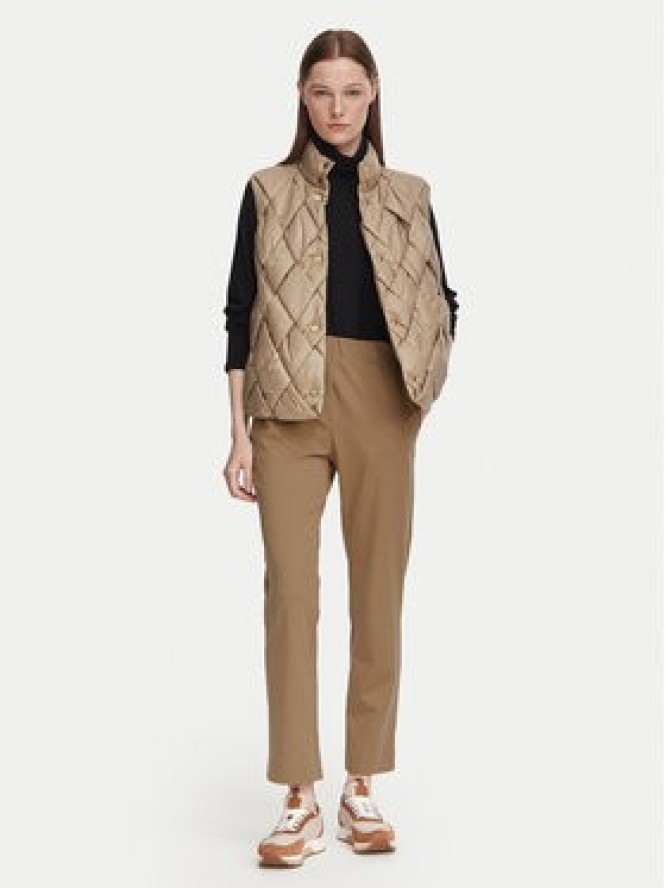 Weekend Max Mara Spodnie materiałowe Elfo 2625786011 Brązowy Regular Fit