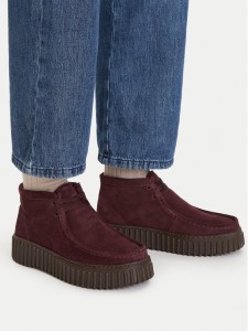 Clarks Trzewiki Torhill Moss 26329426 Bordowy