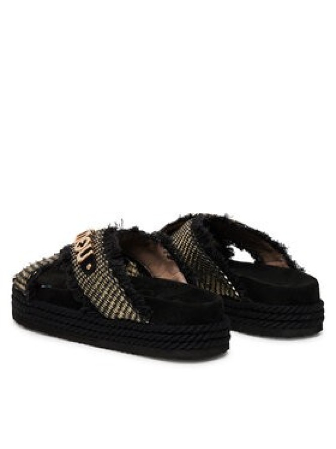 Mou Klapki Criss-cross MU.SW451009K Czarny