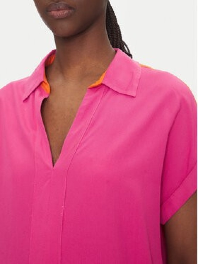 LOLA CASADEMUNT Bluzka LS2515027 Różowy Regular Fit