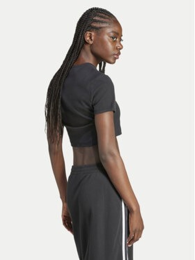 adidas T-Shirt Essentials IY9664 Czarny Slim Fit