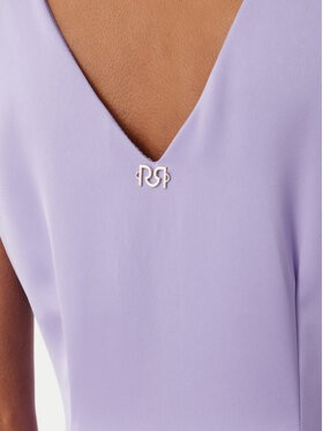 Rinascimento Sukienka koktajlowa CFC0122928003 Fioletowy Regular Fit