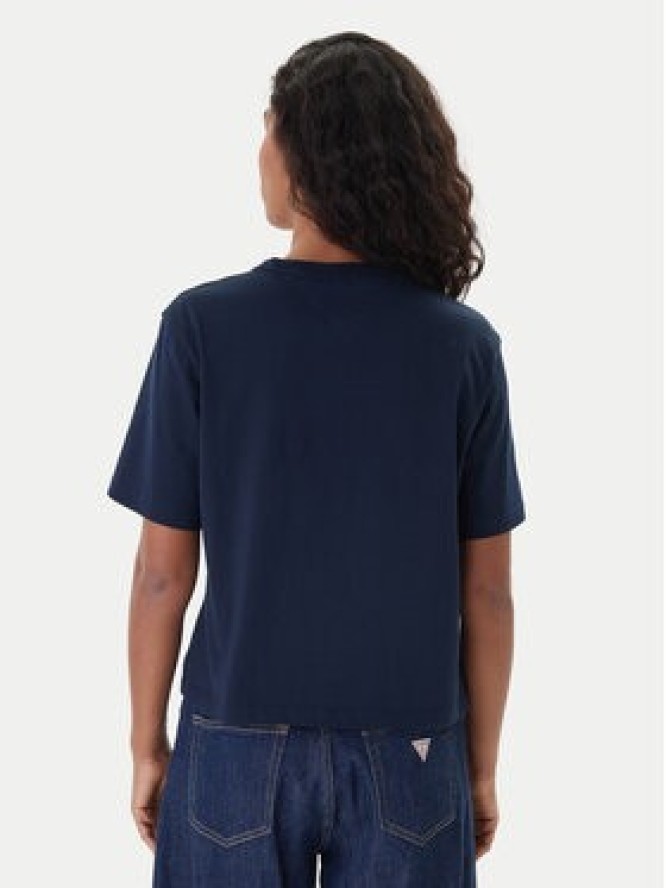 Tommy Jeans T-Shirt Badge DW0DW22202 Granatowy Boxy Fit