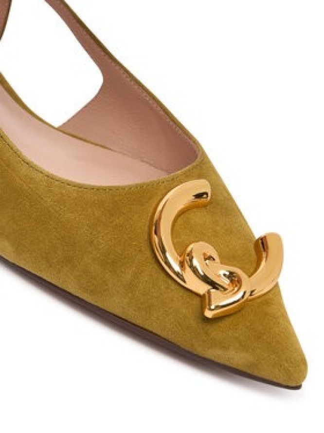 Coccinelle Baleriny C-ME E4 SB2 21 02 01 Zielony