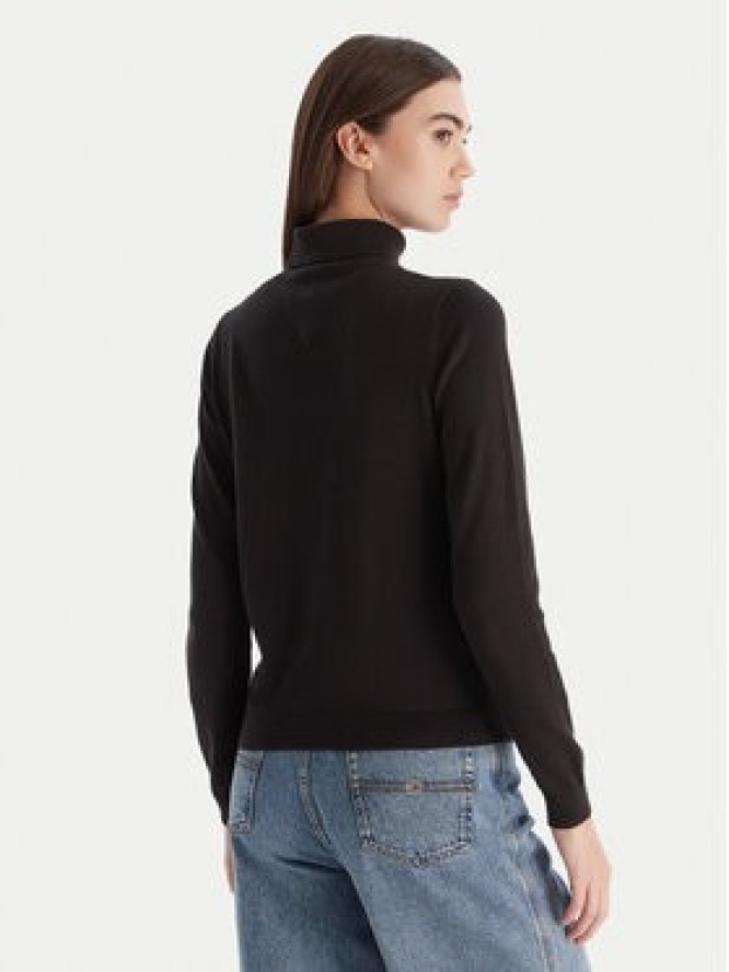 Tommy Jeans Golf Essential DW0DW21672 Czarny Regular Fit