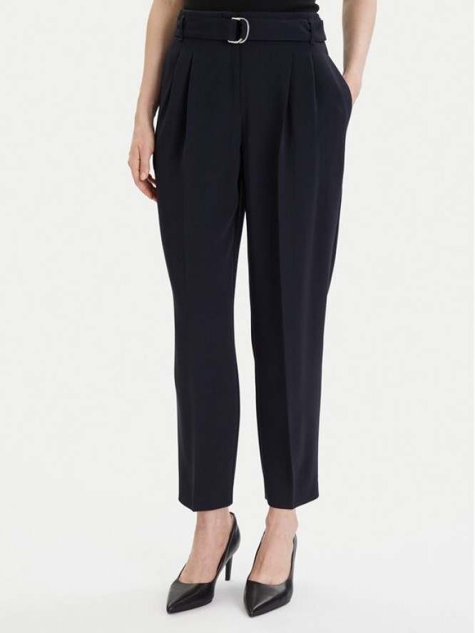 Boss Spodnie materiałowe Tapiah 50490037 Granatowy Regular Fit