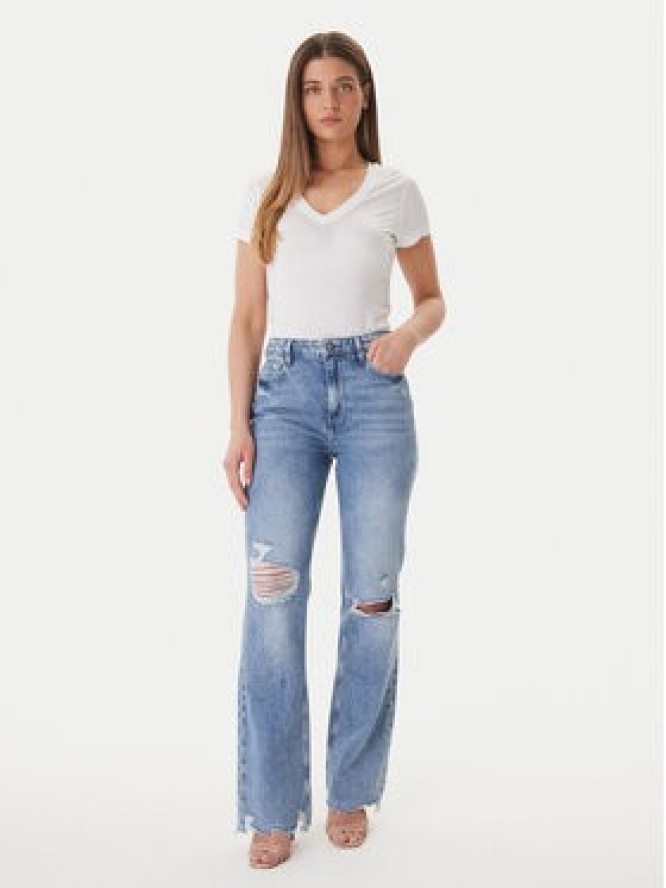 Guess T-Shirt W5GP31 KCSX2 Biały Classic Fit