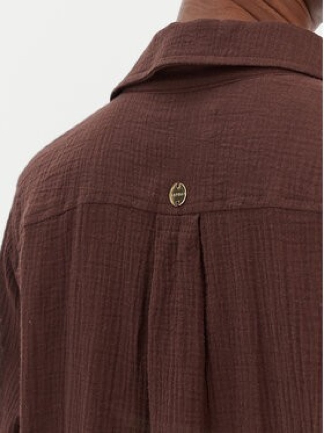 Seafolly Koszula Breeze 55428-TO Brązowy Regular Fit