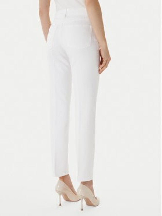 Luisa Spagnoli Jeansy Aroma 542975 Biały Straight Fit