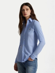 Polo Ralph Lauren Koszula 211664427001 Błękitny Slim Fit