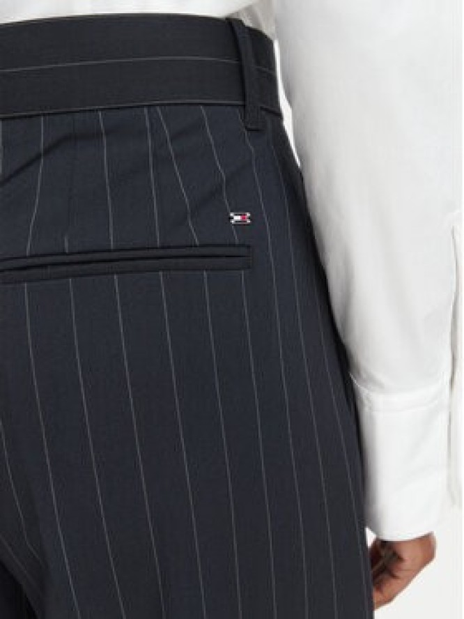 Tommy Hilfiger Spodnie materiałowe WW0WW51898 Granatowy Wide Leg