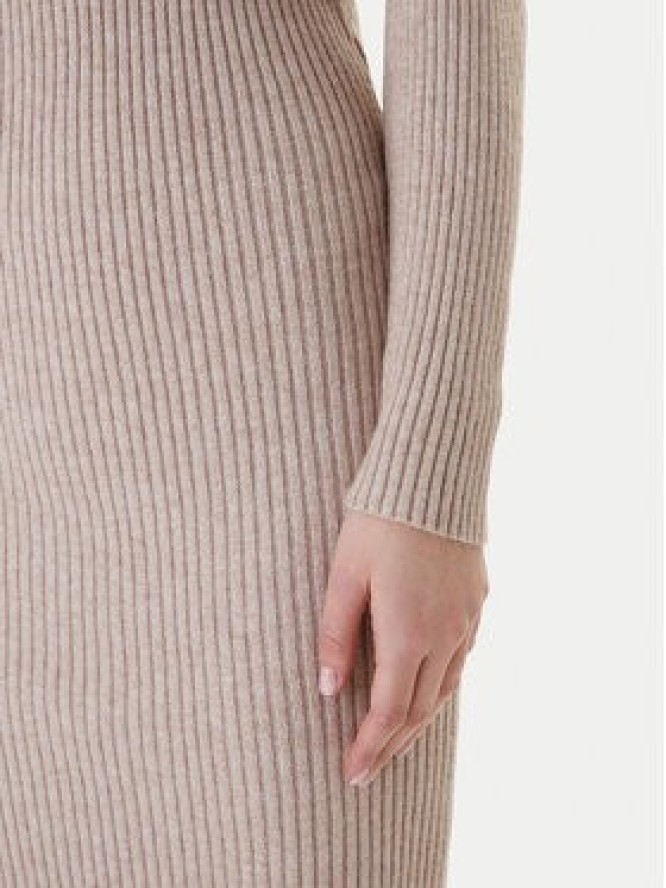 ONLY Sukienka dzianinowa Nellie 15363533 Beżowy Regular Fit