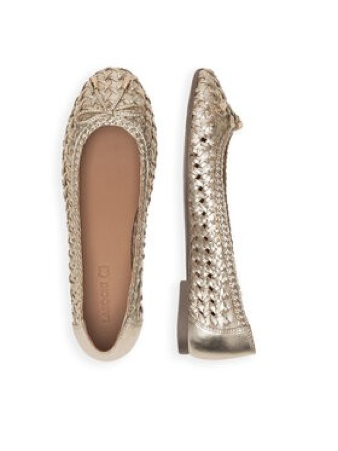 Lasocki Baleriny WI45-550-01 Złoty