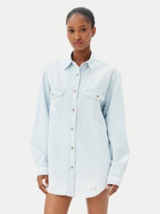 One Teaspoon Koszula jeansowa Everyday Chambray 24864 Błękitny Regular Fit