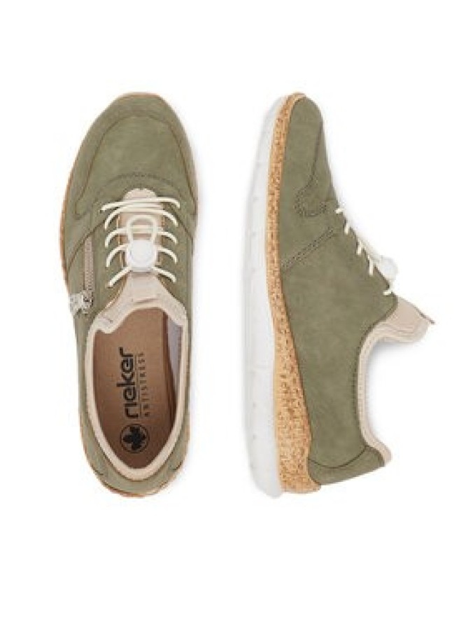 Rieker Sneakersy N42G0-52 Zielony