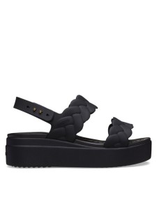 Crocs Sandały Brooklyn Woven Upper LW 209977 Czarny