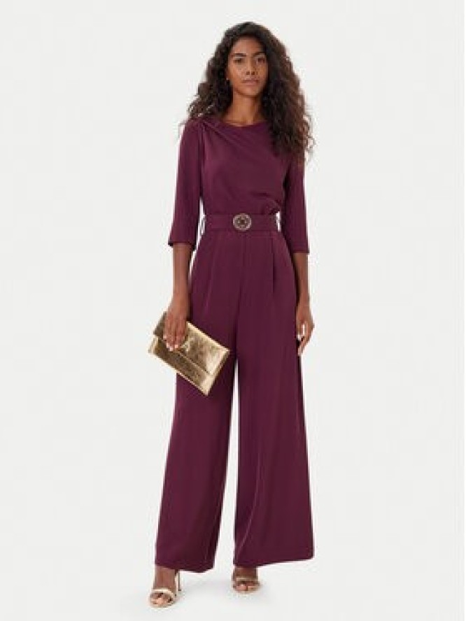 Rinascimento Kombinezon CFC0125314003 Bordowy Regular Fit