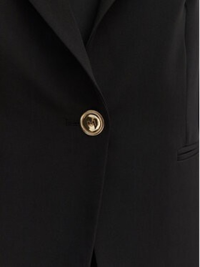 Rinascimento Marynarka CFC0128640003 Czarny Regular Fit