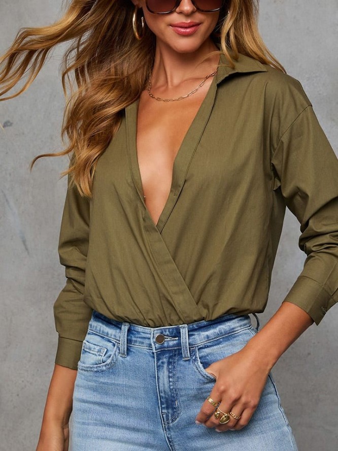 LA Angels Bluzka w kolorze khaki rozmiar: XL