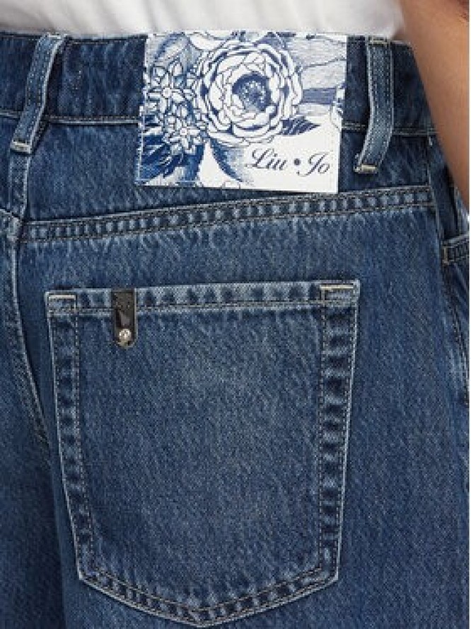 Liu Jo Szorty jeansowe UA6169 DS079 Niebieski Regular Fit